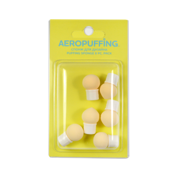 10102 6 aeropuffing puffing sponge 6 pc