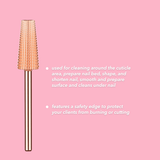 Kiara sky nail drill bit 5 in 1 fine rose gold bit08 q2u160x